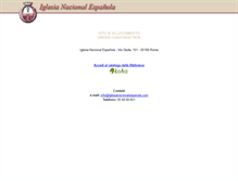 Tablet Screenshot of iglesianacionalespanola.com